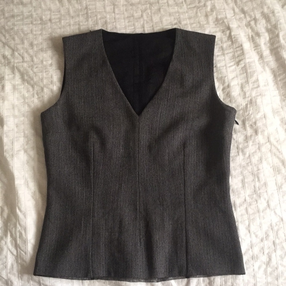 Dolce and Gabbana grey tweed vest size 38